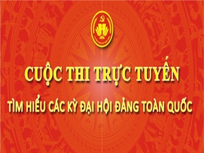 Cuộc thi trực tuyến tìm hiểu các kỳ Đại hội Đảng toàn quốc